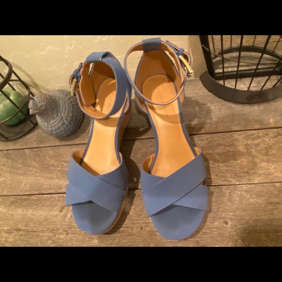 Tommy Hilfiger ankle strap wedge cork sandals - Picture 12 of 16